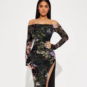 Off the shoulder dress